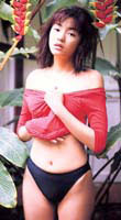 Yoko Naito with red shirt