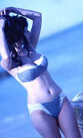 Shu Hua Yang wearing bikini